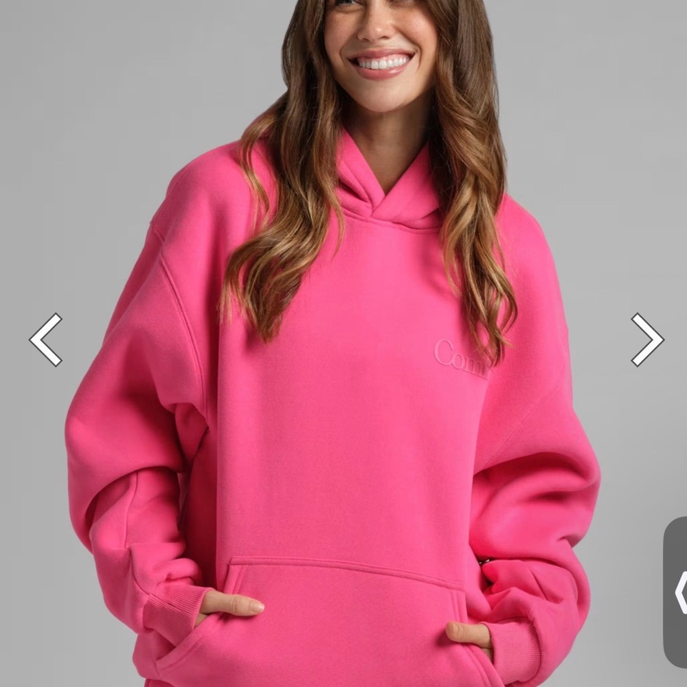 Comfort Colors Women's Bright Pink Hoodie